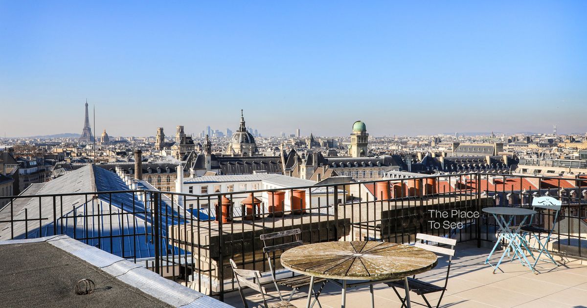 Rooftop avec vue sur le Panthéon et tout Paris The place to see