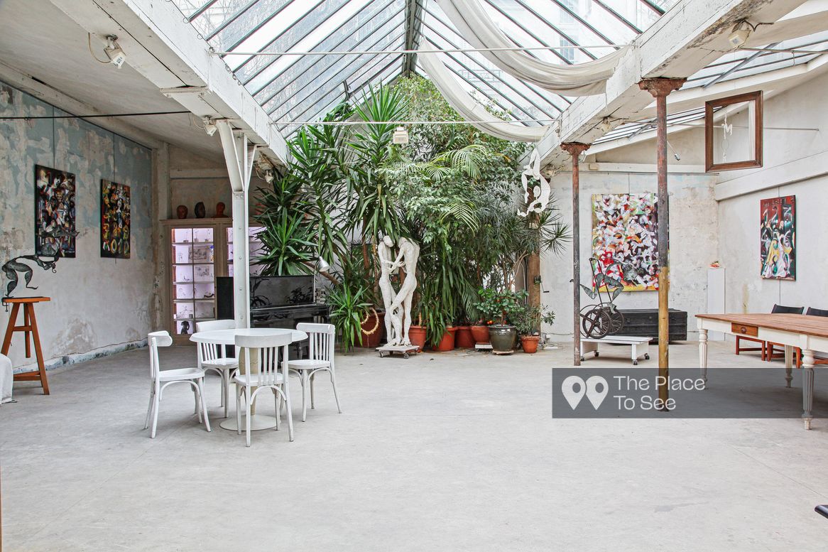 Atelier sous verrière