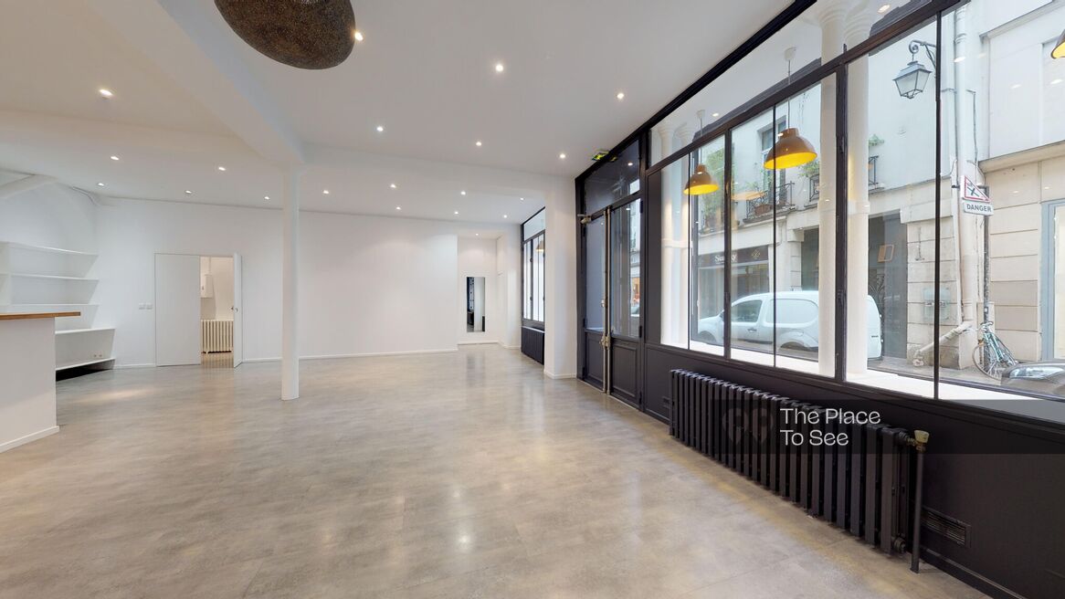 Pop-up store avec vitrine