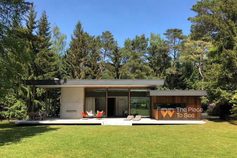 Maison d'architecte d'inspiration californienne design et vintage