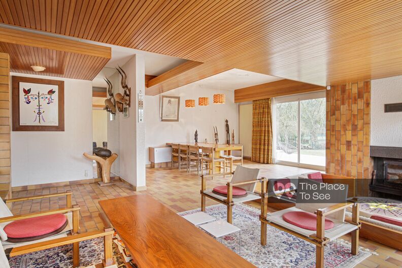 70's architect house in the countryside