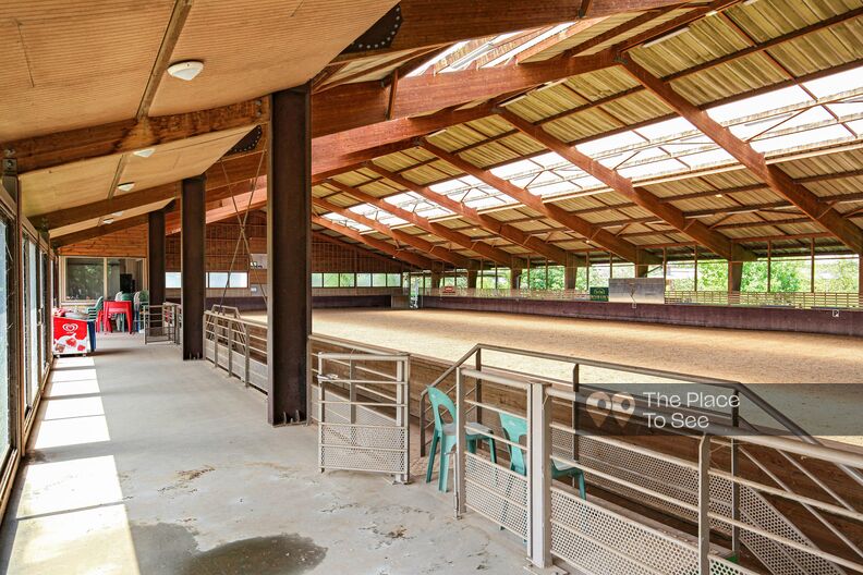 Equestrian center with stable, manege and quarry