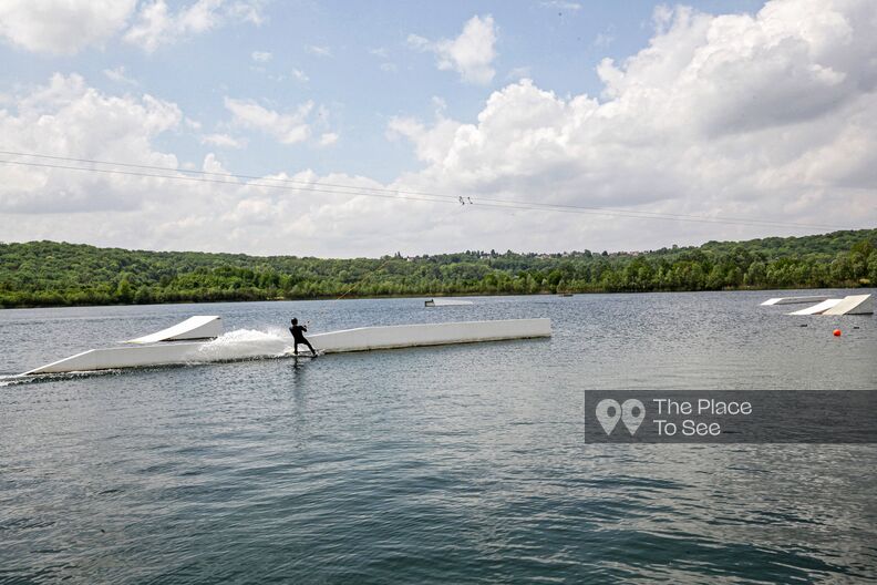 Water ski training facility
