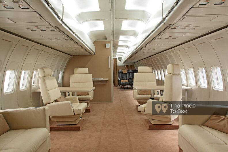 Airliner cabin and training facility