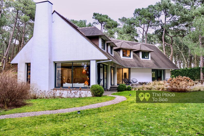 House in a wooded park