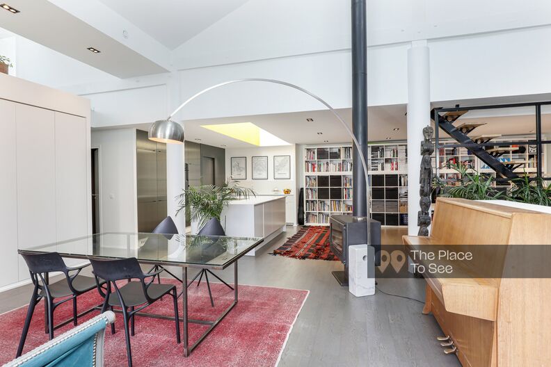 Maison loft contemporaine en bardage  