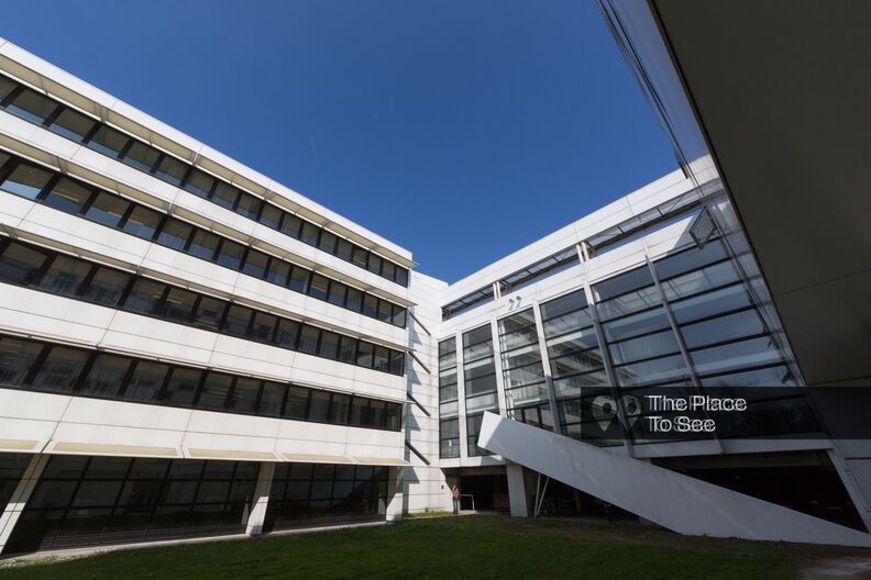 High tech school campus