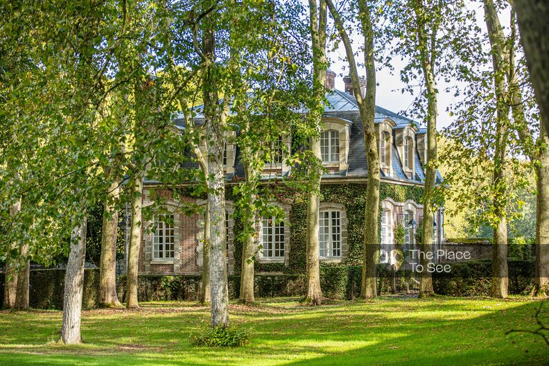 Mansion  in the shade of plane trees