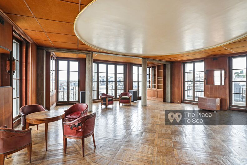 Apartment designed by a famous French architect