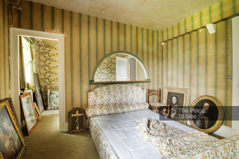 Faded apartment in a castle's outbuilding