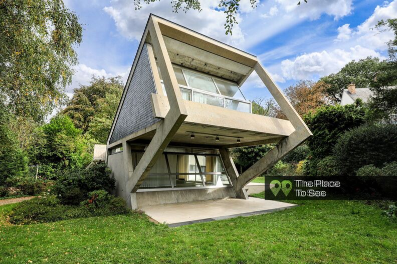 Astonishing brutalist architect house from 1965
