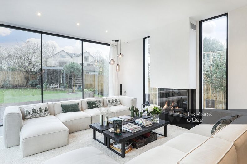 Modern house with luxury and elegant materials