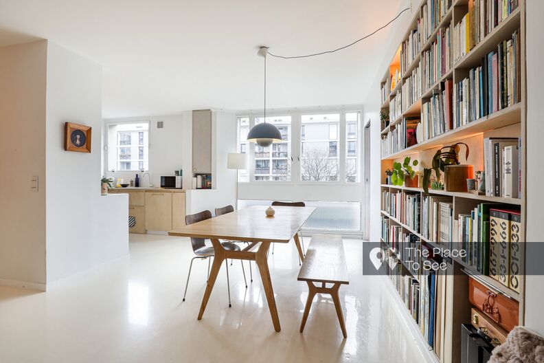 Apartment redesigned by an architect in a HLM residence