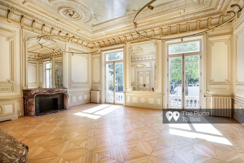 Luxurious Parisian reception rooms