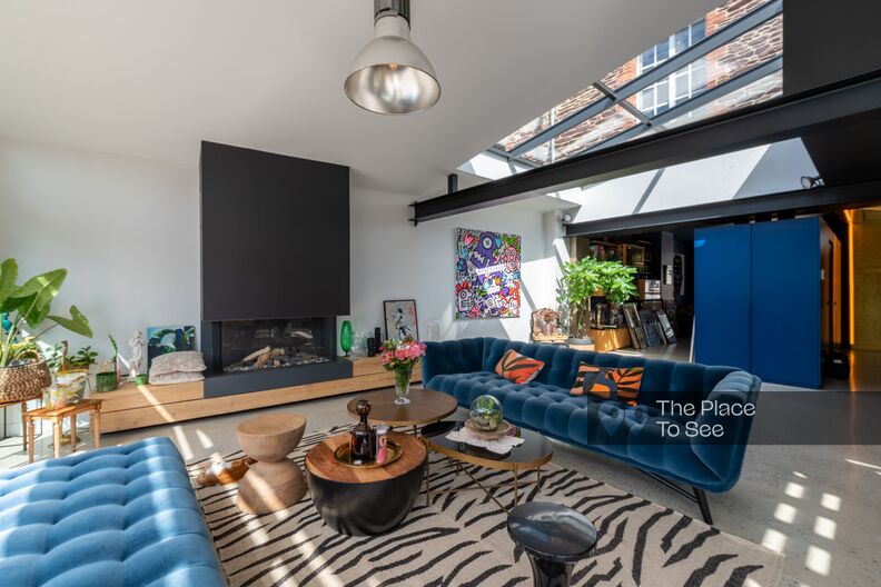Townhouse with contemporary extension and swimming pool