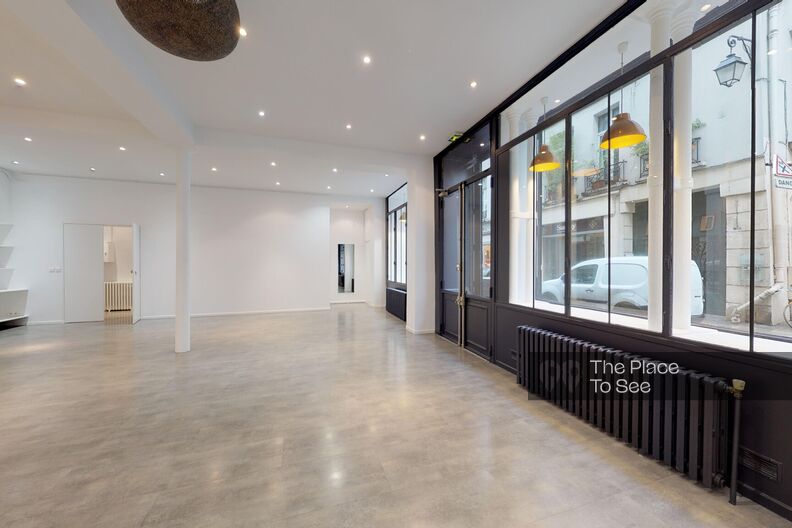 Pop-up store avec vitrine
