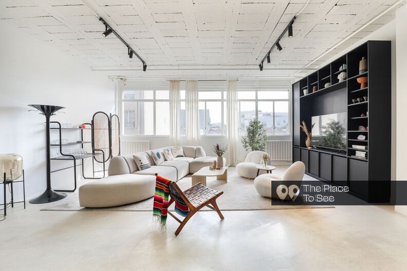 Atypical loft with elegant and sophisticated decoration