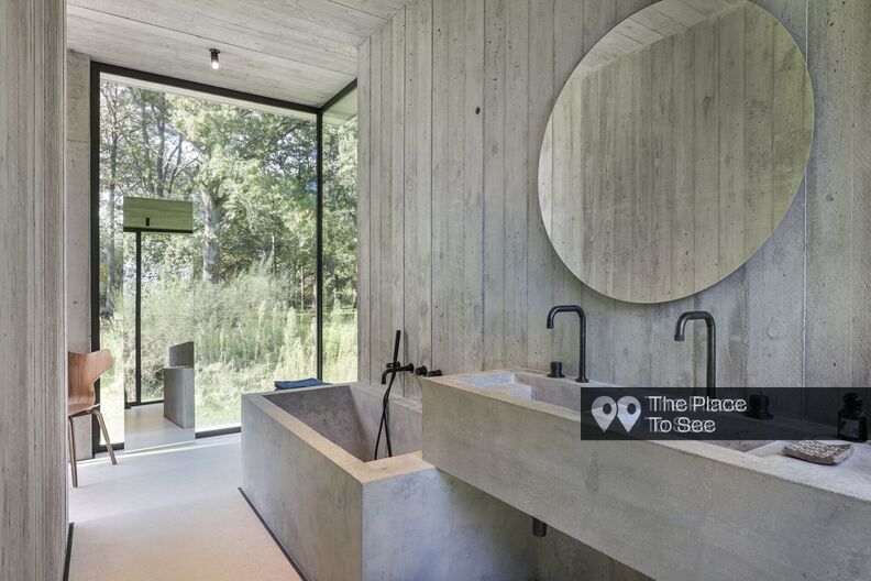 Magnificent Brutalist architect's house bathed in light