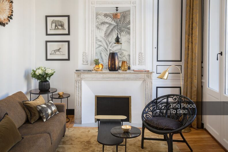 Espaces dans une maison avec une décoration raffinée