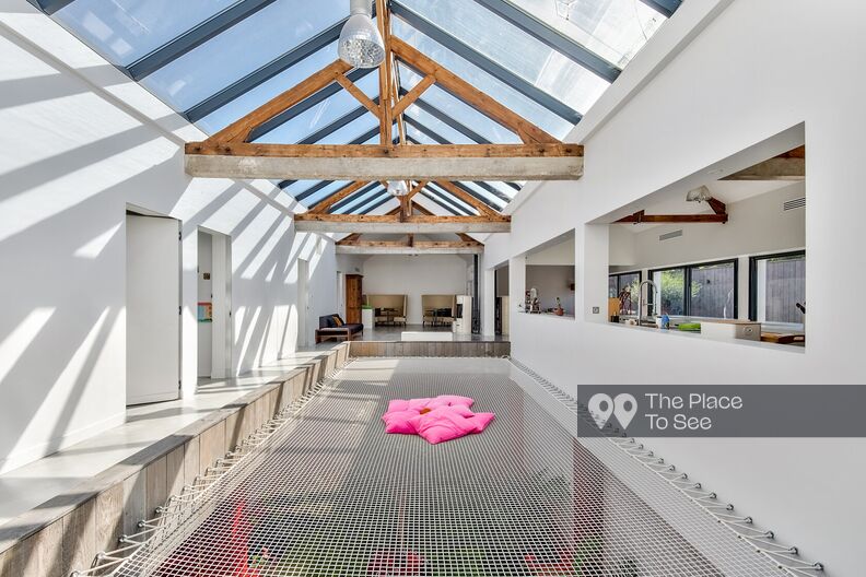 Former industrial laundry renovated into a loft