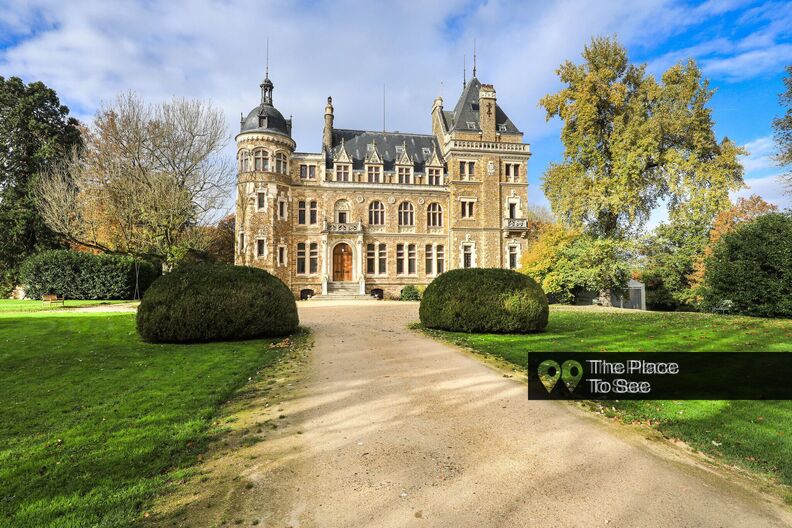 Renovated 19th century Neo-Renaissance castle