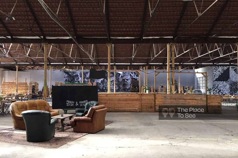 Raw warehouse space in a former factory