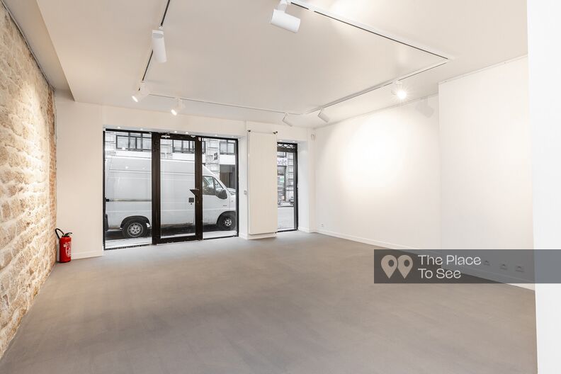 Gallery in a boutique in the Marais