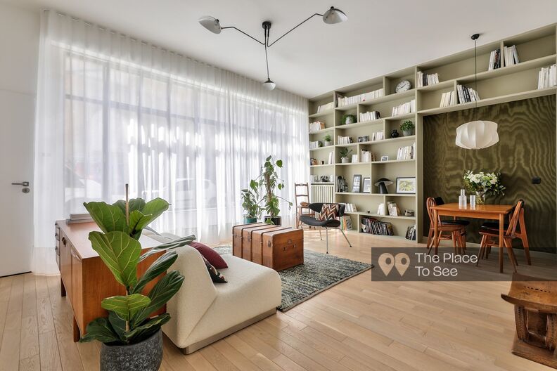 Apartment located on the ground floor like a house