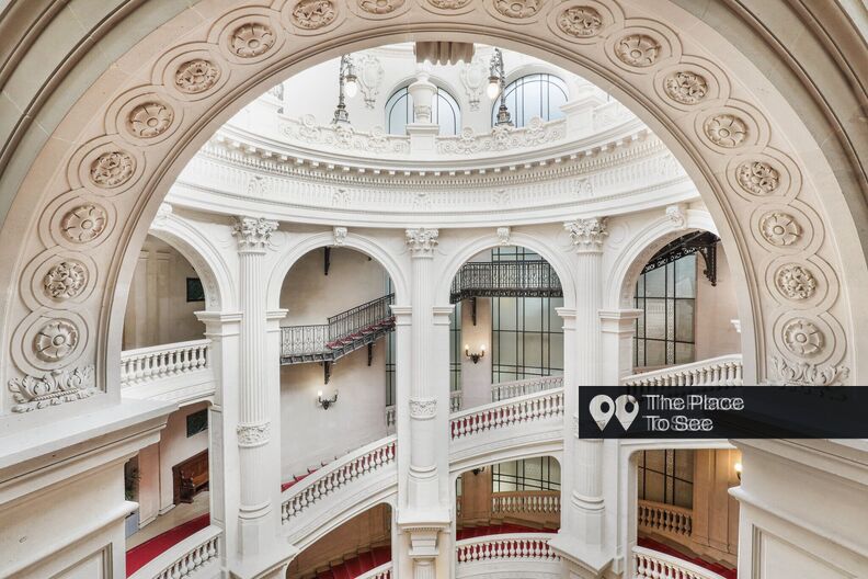 Majestic historic Parisian building