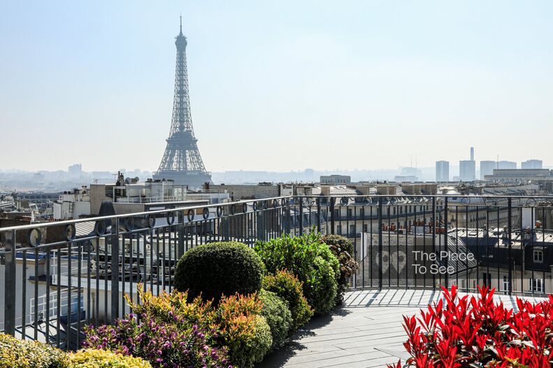  Penthouse with rooftop and view with breathtaking view of all of Paris