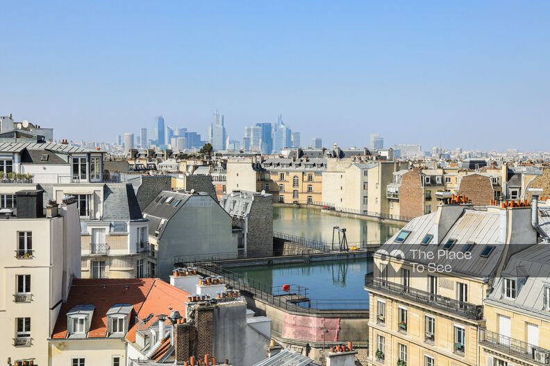  Penthouse with rooftop and view with breathtaking view of all of Paris