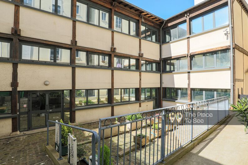 Empty building with administrative or association offices