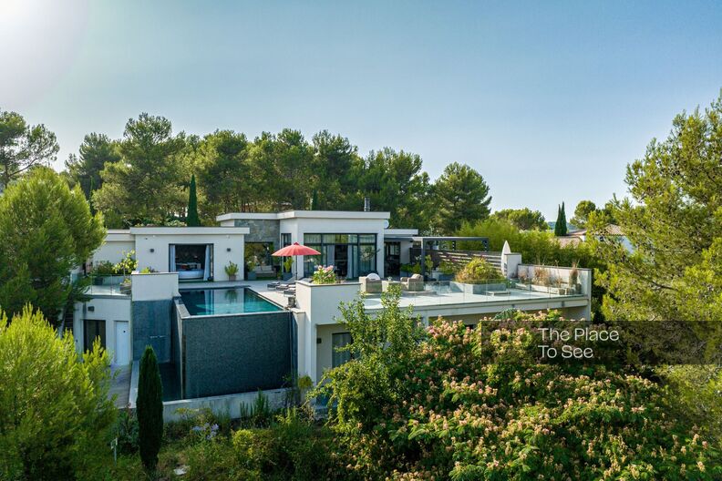 High-end architect villa with spa