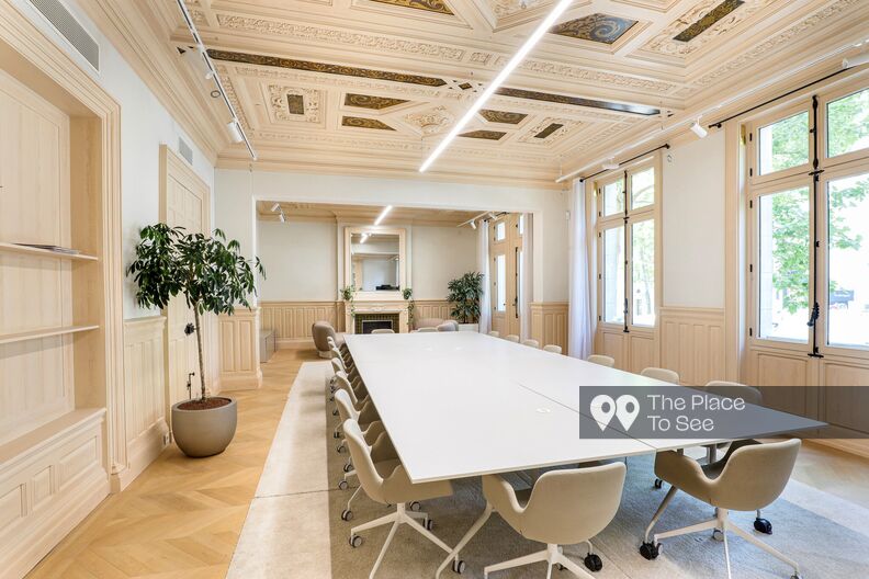 Contemporary offices in an old building