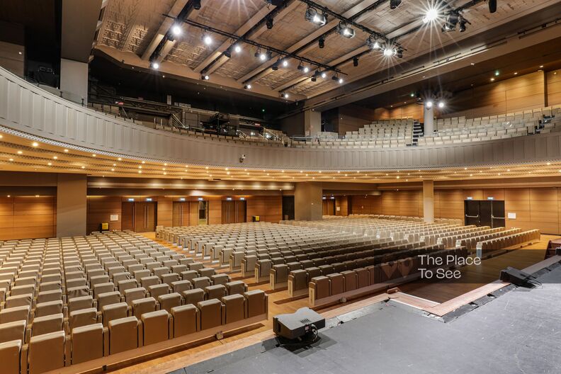 1930s theater with reception rooms and rooftop