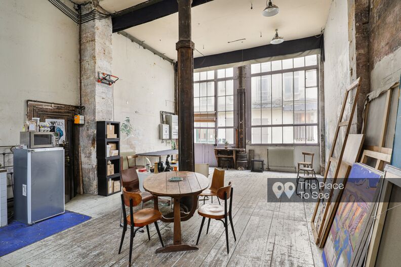 Faded and patinated Art Studio