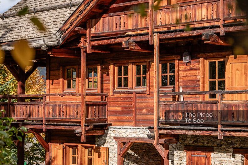 Chalet traditionnel dans les Hautes-Alpes