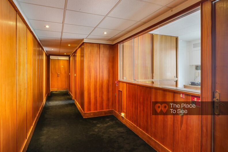 1950s-style desks, ideal for an administrative setting