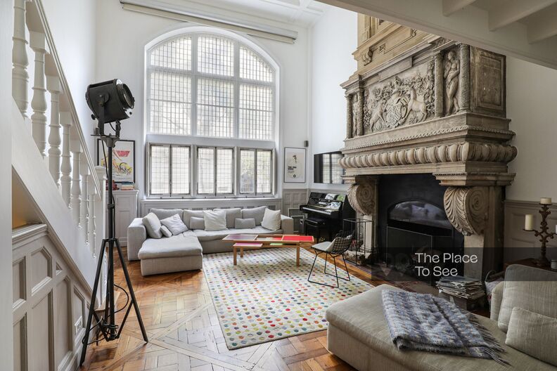 Triplex apartment in a Neo-Gothic private mansion