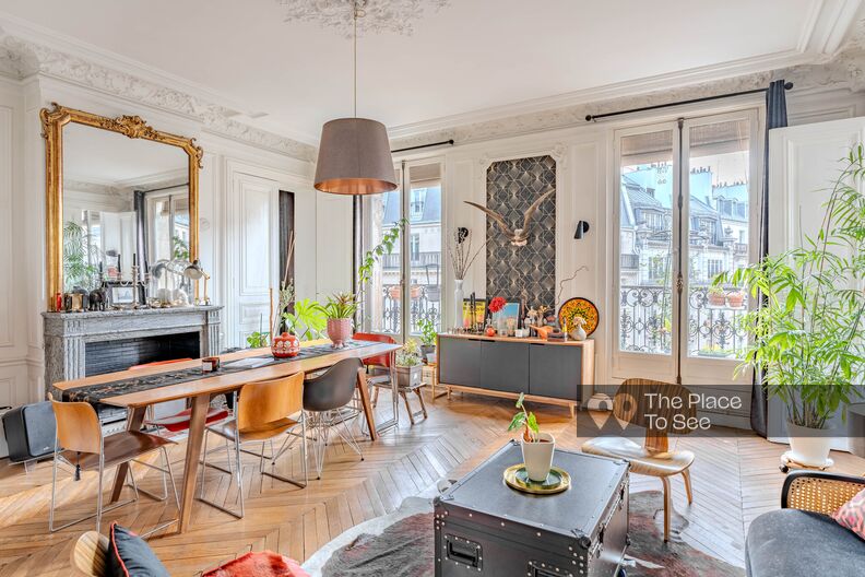 Appartement parisien déco design 70's