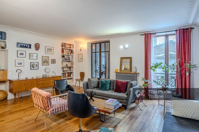 Appartement coloré et familial avec une belle circulation