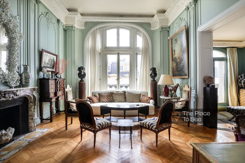 Luxury Parisian Duplex with Direct View of the Eiffel Tower