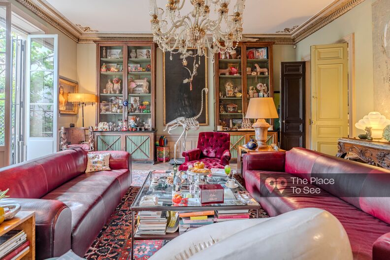 Appartement baroque  et coloré du XIXème siècle