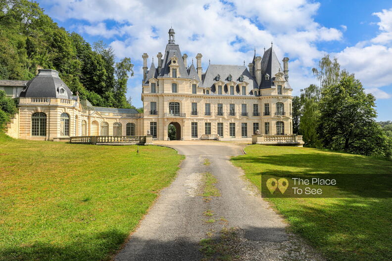 Magnificent 19th-century château under renovation with a unique orangery
