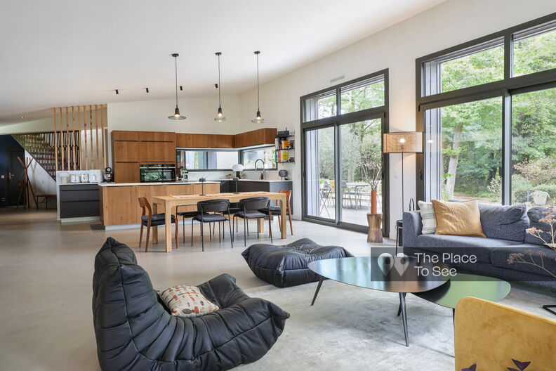 Maison loft en bardage esprit américain